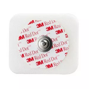 3M 2560 - ECG Snap Electrode 3M™ Red DoT™ Monitoring Non-Radiolucent Foam Backing