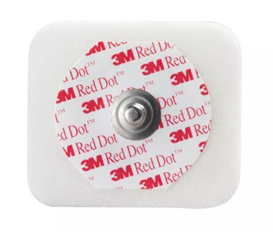 3M 2570 - ECG Snap Electrode 3M™ Red DoT™ Monitoring Radiolucent Foam Backing 10 per Pack