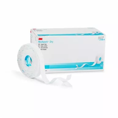 3M 3730-0 - Dressing Retention Tape with Liner 3M™ Multipore™ Dry Water Resistant Pique 1/2 Inch X 5-1/2 Yard White NonSterile