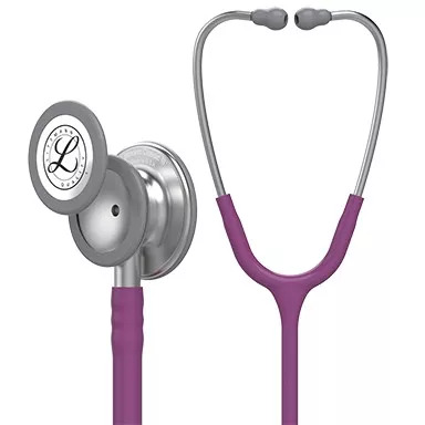 3M 5831 - Littmann Classic III Stethoscope, 27", Plum, Standard
