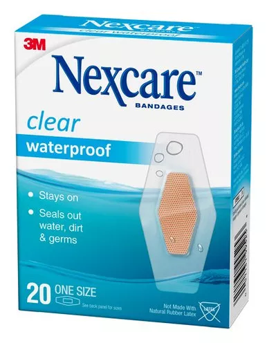 3M 586-20PB - Nexcare Waterproof Bandage Size One, Clear