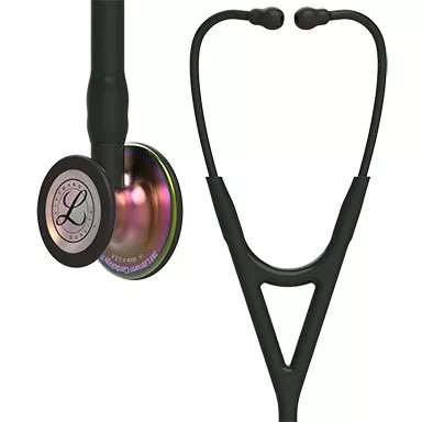 3M 6165 - Littmann Cardiology IV Stethoscope, 27", Black, Rainbow