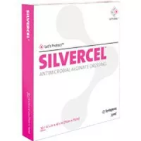 3M 800408 - Silver Alginate Dressing Silvercel™ Antimicrobial 4 X 8 Inch Rectangle Sterile