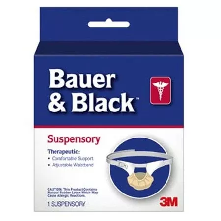 3M Athletic Supporter Bauer & Black™ Large White - Case of 48 - 201255-CS
