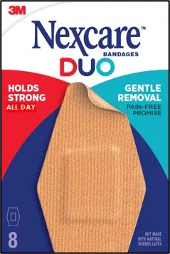 3M DSA-8 - Nexcare DUO Bandage, Knee and Elbow, 8ct