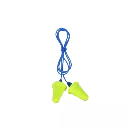3M Ear Plugs 3M™ E-A-R™ Push-Ins™ Corded One Size Fits Most Yellow - Case of 2000 - 318-1009-CS