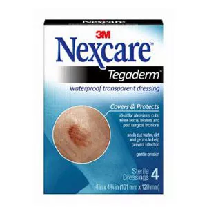 3M H1626 - Nexcare Tegaderm Transparent Dressing 4" x 4-3/4"