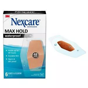 3M MHW-06 - Nexcare Max Hold Knee and Elbow Bandage 6 ct