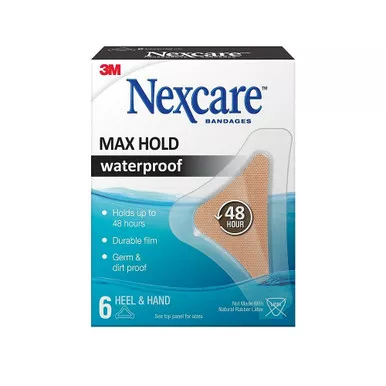 3M MHWH-06 - Nexcare Max Hold Heel 6 ct