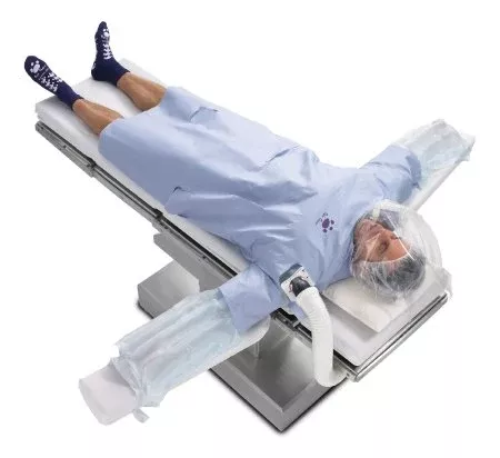 3M Patient Warming Gown 3M™ Bair Hugger™ Flex Large Blue Reusable - Case of 20 - 81103-CS