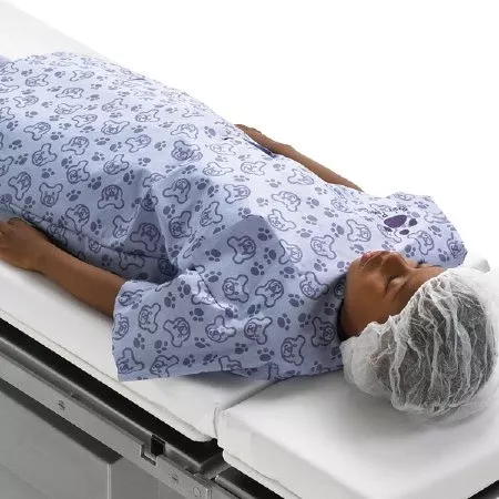 3M Patient Warming Gown 3M™ Bair Hugger™ Small Blue Reusable - Case of 20 - 81501-CS