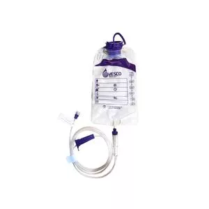 500ml Top Fill Gravity Feed Set With Enfit Connector - Pvc- 1 Each