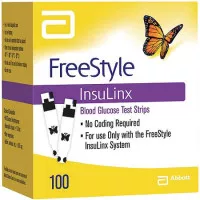 Abbott 71231-70 - FreeStyle Insulinx Blood Glucose Test Strip (50 count)