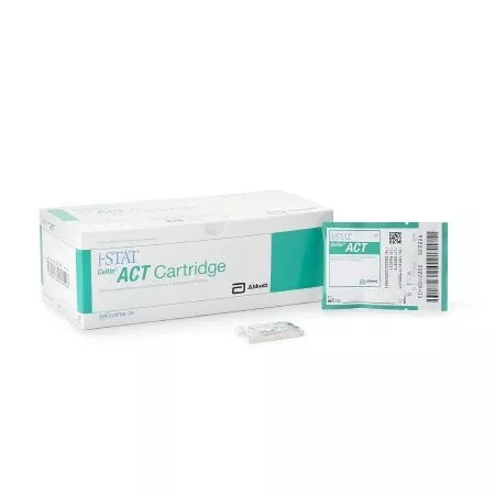Abbott Point of Care Cartridge, Coagulation iSTAT Celite ACT For i-STAT Handheld Blood Analyzer - Box of 25 - 03P8625-BX