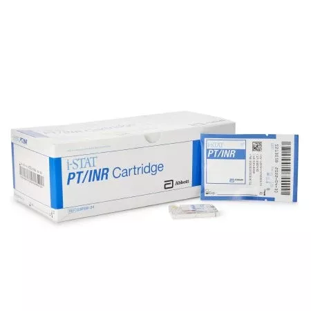 Abbott Point of Care Cartridge, Coagulation iSTAT PT/INR For i-STAT Handheld Blood Analyzer - Box of 24 - 03P8924-BX