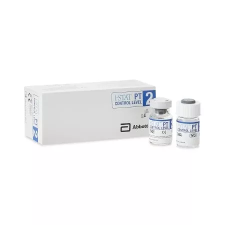 Abbott Point of Care Coagulation Control i-STAT INR Prothrombin Time Test / International Normalized Ratio (PT / INR) Level 1 10 Vials - Box of 10 - 06P1713-BX