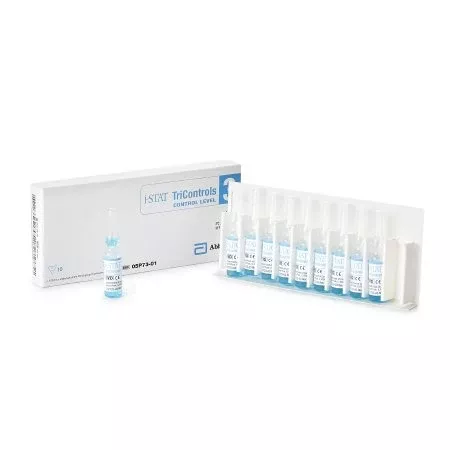 Abbott Point of Care Control i-STAT Tricontrols Sodium / Potassium Level 3 1.7 mL - Each - 05P7301-EA
