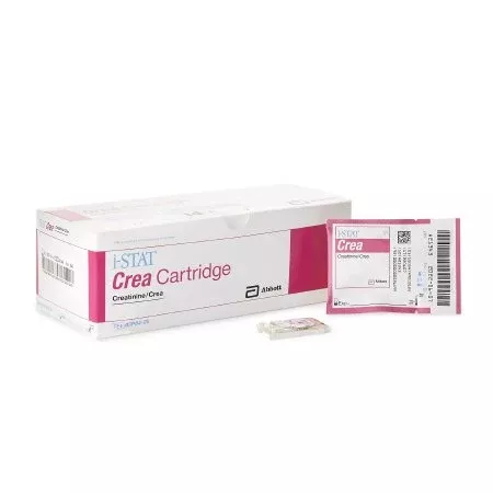 Abbott Point of Care Reagent i-STAT General Chemistry Creatinine For i-STAT System Critical Blood Analyzer 25 Tests - Box of 25 - 03P8425-BX