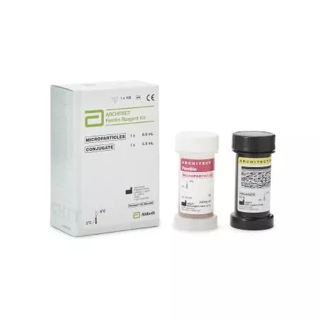 Abbott Reagent Kit Architect™ Anemia Assay / Nutritional Assessment Ferritin For Architect C4100 Analyzer 100 Tests R1: 6.6 mL, R2: 5.9 mL - Each - 07K5925-EA