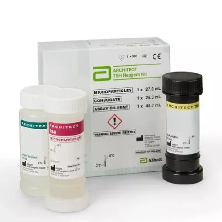 Abbott Reagent Kit Architect™ Thyroid / Metabolic Assay Thyroid Stimulating Hormone (TSH) For Architect c4100 Analyzer 100 Tests 1 Kit - Each - 07K6225-EA