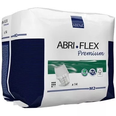 Abena 41084 - Unisex Adult Absorbent Underwear Abri-Flex™ Premium M2 Pull On with Tear Away Seams Medium Disposable Heavy Absorbency