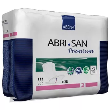 Abena 9260 - Bladder Control Pad Abri-San™ Premium 10 Inch Length Light Absorbency Fluff / Polymer Core Level 2