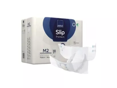 Abena Slip Premium Brief, Medium, 28" - 43", M2 Absobency Level 2 - Replaces: Rb43060- Pack(age) of 24
