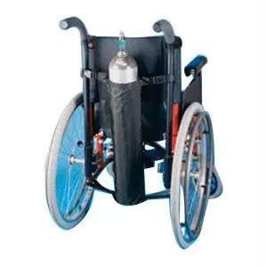 Ableware Wheelchair Oxygen Tank Holder, 26" Black- 1 Each