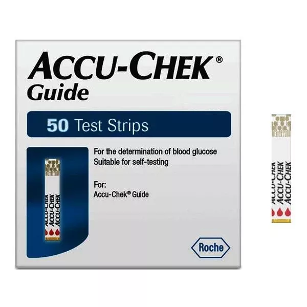 Accu-chek Guide 50 Ct Blood Glucose Test Strips- Box of 50