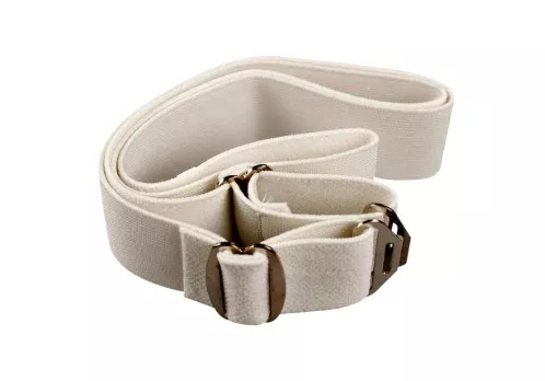 Adjustable White Belting, 1" Wide, 30 Ft- 1 Each