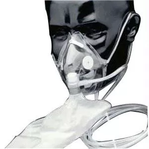Adult Oxygen Mask W/soft Anatomical Form,each- 1 Each