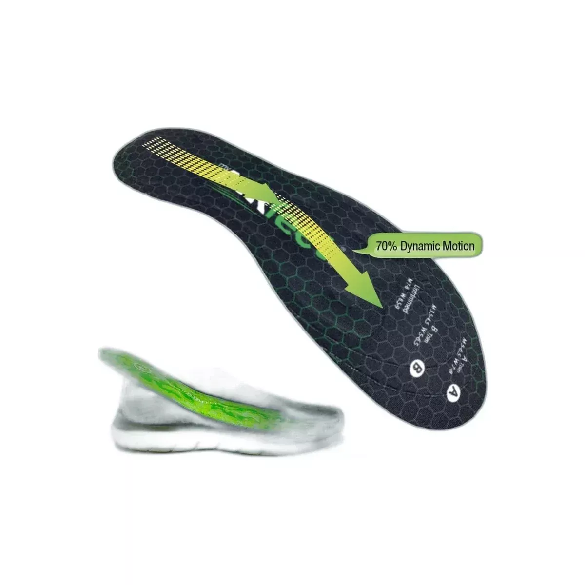 Airfeet Tactical Insoles, Size 1m, Pair- 1 Each