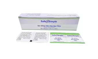 Alcohol Free Skin Barrier Wipe, 2.4" X 2.4"- Box of 100