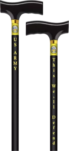 Alex 15281 - Straight Cane with Fritz Handle, US Army