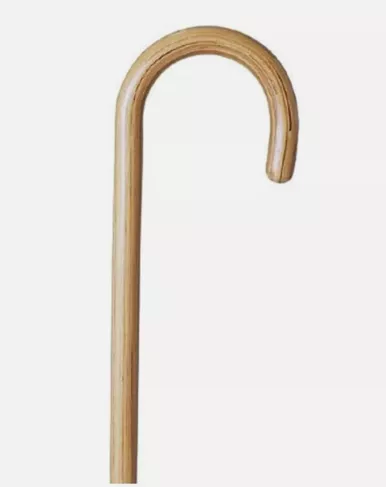 Alex 3004 - Tourist Handle Cane, Natural Stain, 36" - 37"