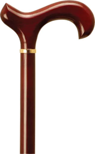 Alex 5019 - Men's Derby Handle Cane, Rosewood Stain, 36" - 37"