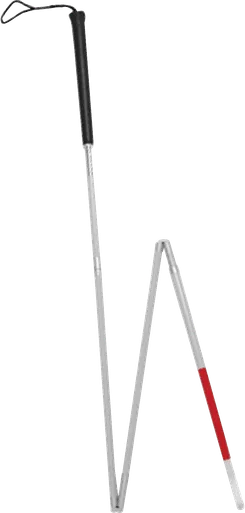 Alex 69000 - Folding Blind Cane with Putter Grip and Wrist Strap