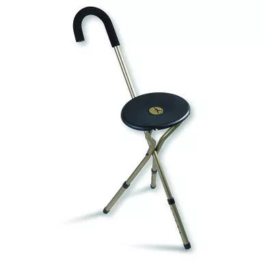 Alex 82002 - Tri Seat Cane, 8" x 10" Seat, 34" - 38" H Walking