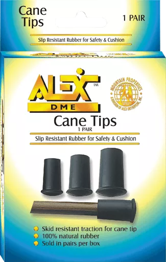 Alex MP-99016 - Replacement Rubber Cane Tip 16 mm, Black