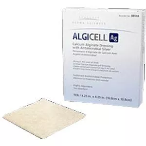 Algicell Ag Antimicrobial Silver Dressing 4" X 8"- 1 Each