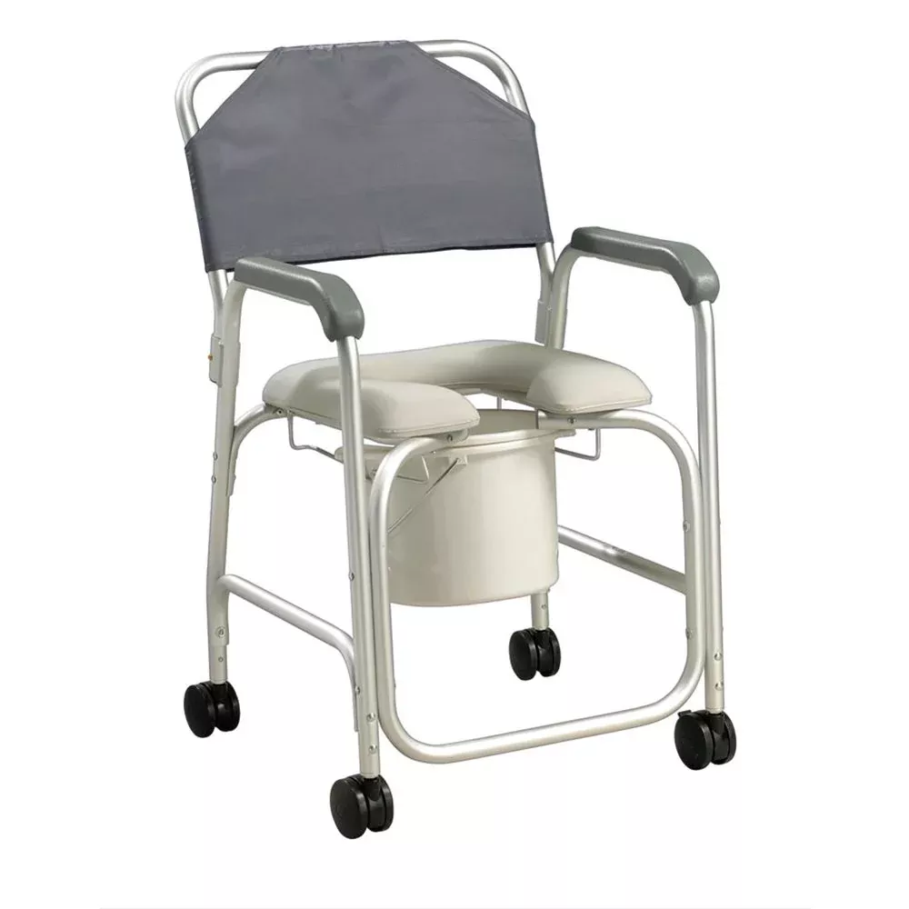 Alimed Aluminum Shower Chair/Commode Aluminum Shower Chair/Commode - 70194