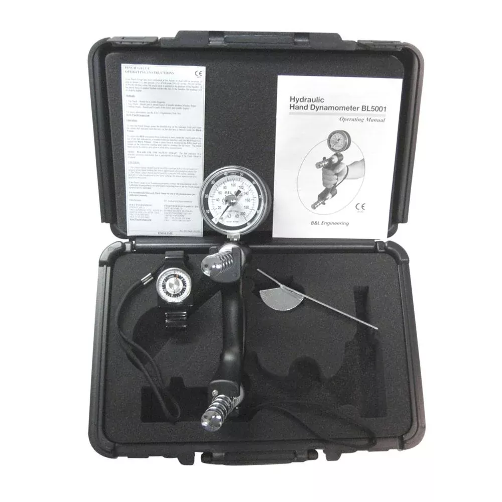 Alimed B&L Engineering 3-Piece Hand Evaluation Kit 3-Piece Hand Evaluation Kit, with 10 lb. Pinch Gauge - 52471