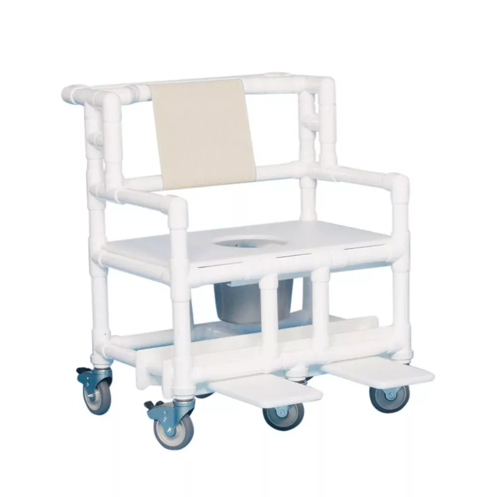 Alimed Bariatric Shower Chair Commodes Shower Commode Chair, 700 lbs, Blue - 72136/BLUE/NA