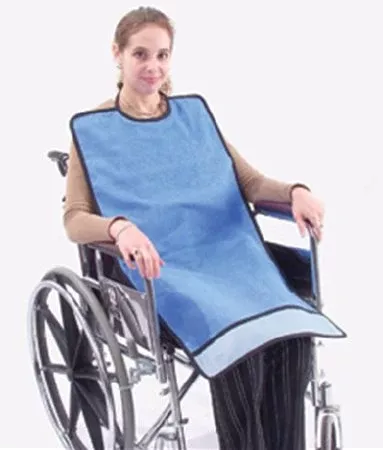 Alimed Bib Tie Closure Reusable Terry Cloth / Vinyl - Each - 2970010549-EA