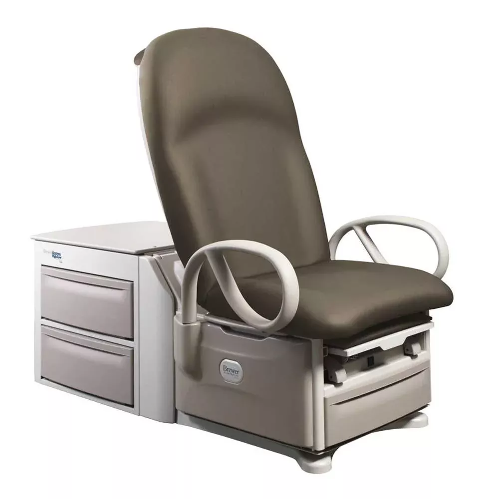 Alimed Brewer High-Low Exam Table Model 6000 Exam Table, Model 6000, Black Satin - 924752/BLACK/NA