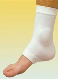 Alimed Compression Sleeve Silopad™ Malleolar One Size Fits Most White Ankle - Each - 60167-EA