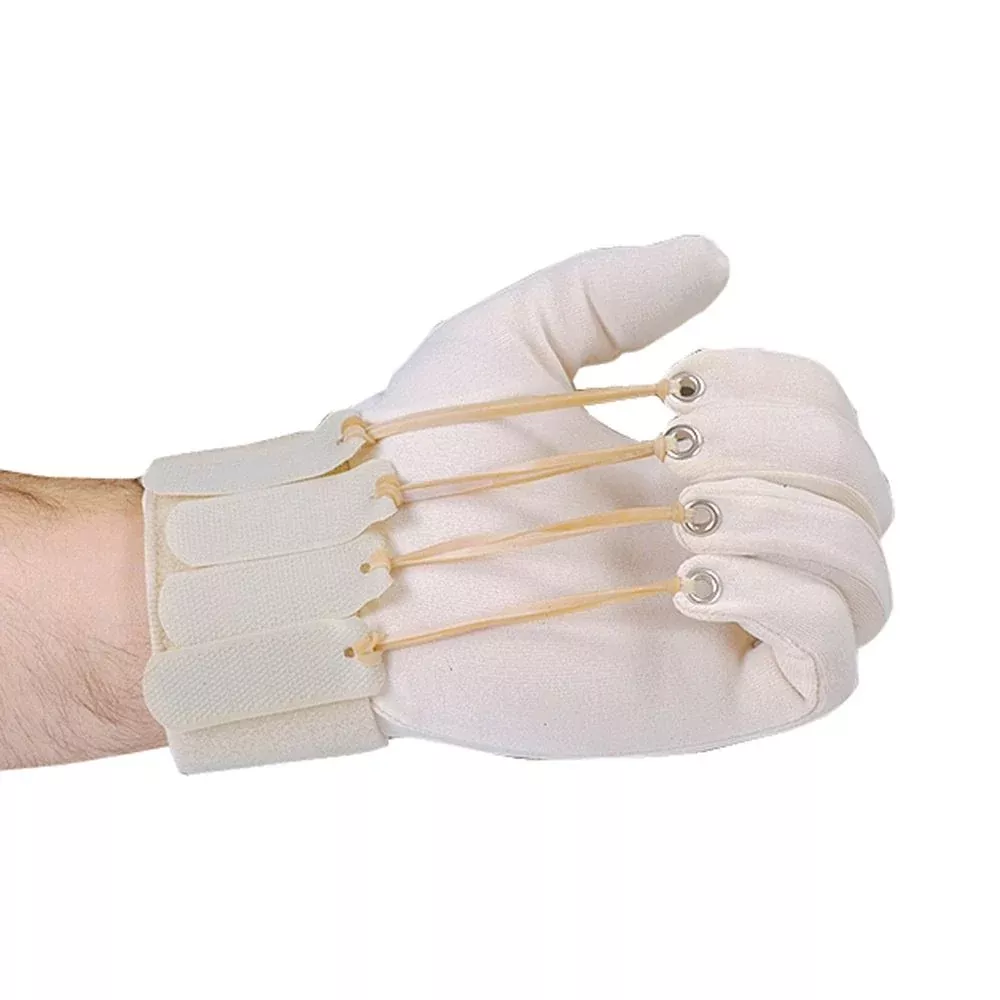 Alimed Deluxe Finger Flexion Glove Deluxe Finger Flexion Glove, Left, Large/X-Large - 5657