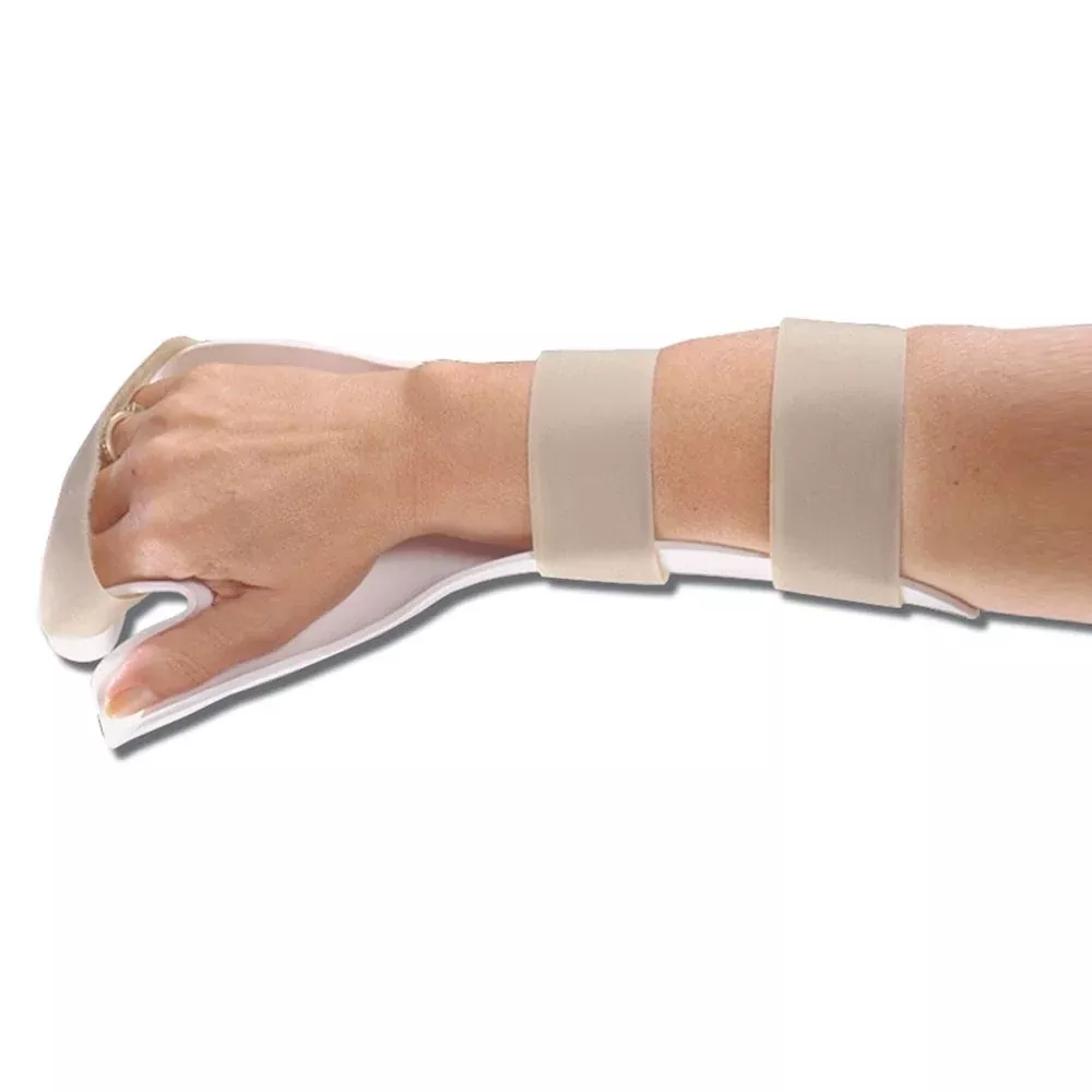 AliMed Deluxe Resting Pan Mitt Splint Splint w/AliFleece Liner, Left, Large - 510745/NA/LL