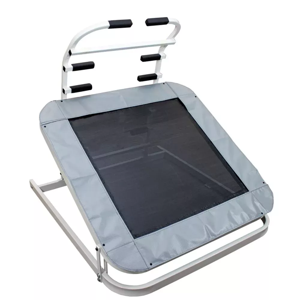 Alimed Deluxe Square Rebounder Rebounder with Rack and set of 5 Medicine Balls - 32538