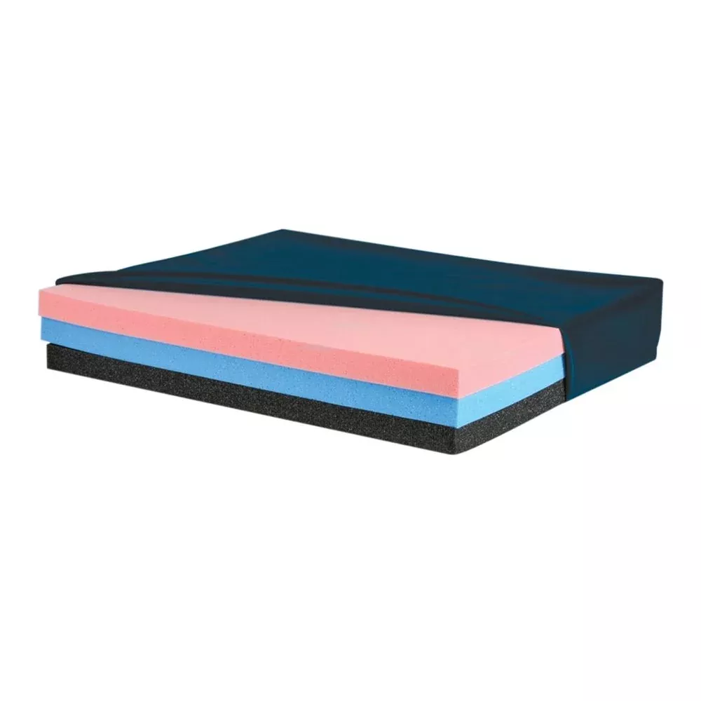 AliMed Deluxe T-Foam Combo Cushion Combo Cushion, 16"W x 16"D x 3"H - 1176